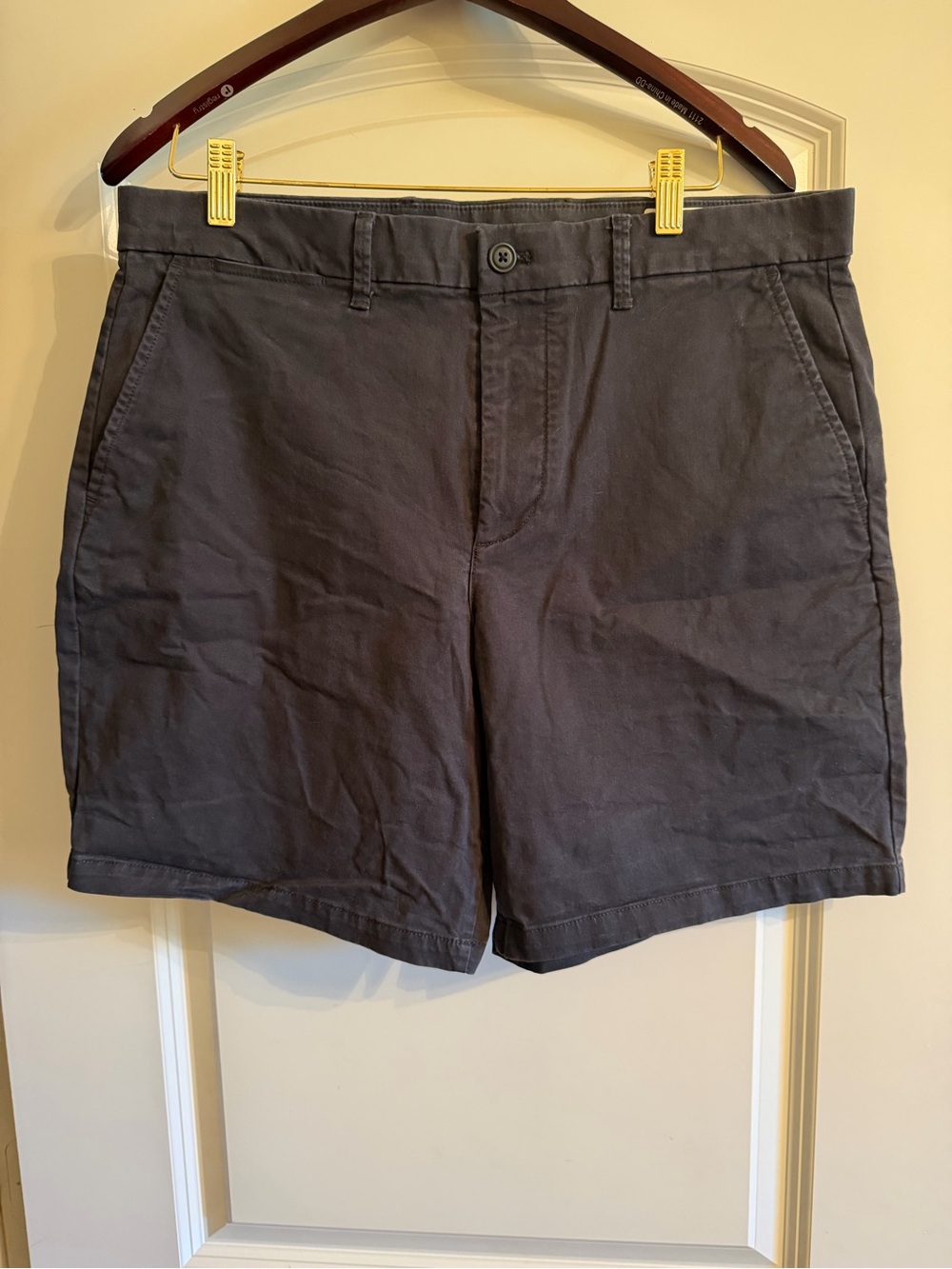 GAP Men's Flat Front Chino Shorts - Navy